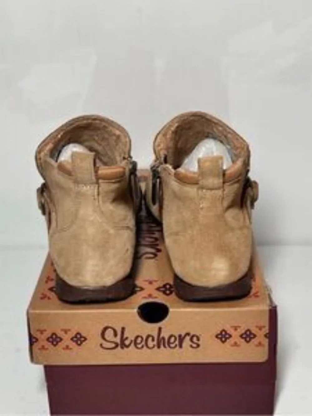 Skechers Class Bikers Lite Suede Ankle Boots
